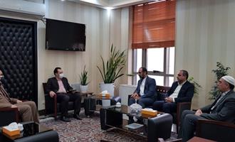 برگزاری جلسه مدیر حج و زیارت گلستان با سرپرستی اداره امور شعب بانک های ملی استان 