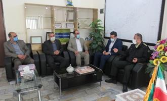 دیدار مدیر حج و زیارت استان با فرمانده پلیس اطلاعات و امنیت عمومی گلستان 
