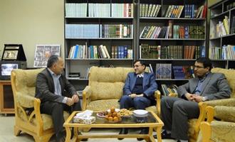 نشست مشترک مدیر حج و زیارت استان گلستان با رئیس شعب بانک ملی استان گلستان