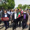 حضور مدیریت، کارکنان و کارگزاران زیارتی استان گلستان در راهپیمایی روز جهانی قدس