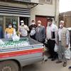 تهیه و توزیع محلول ضدعفونی کننده و ماسک توسط کارگزارن زیارتی استان گلستان  