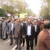 شرکت کارگزاران زیارتی استان گلستان در راهپیمایی 13 آبان 