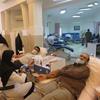 اهدای خون جمعی از کارگزاران زیارتی استان گلستان به مناسبت هفته بسیج 