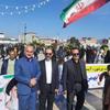 حضور پرشورکارکنان و کارگزاران زیارتی استان گلستان در راهپیمایی 22 بهمن 1402