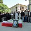 مراسم تشييع  و به  خاک سپاری  پیکر مطهر شهداي عمليات تروريستي سامرا صبح امروز در گرگان برگزار شد