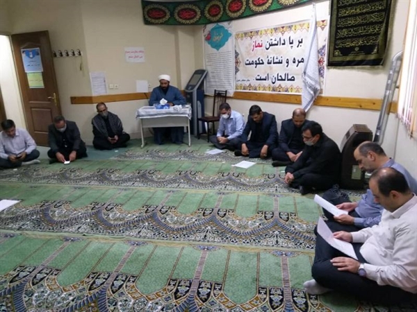 برگزاری زیارت عاشورا در نمازخانه حج و زیارت استان گلستان 