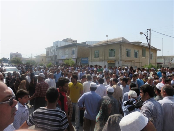مراسم تشییع پیکر 1 جان باخته حادثه «منا» در شهرستان بندر ترکمن