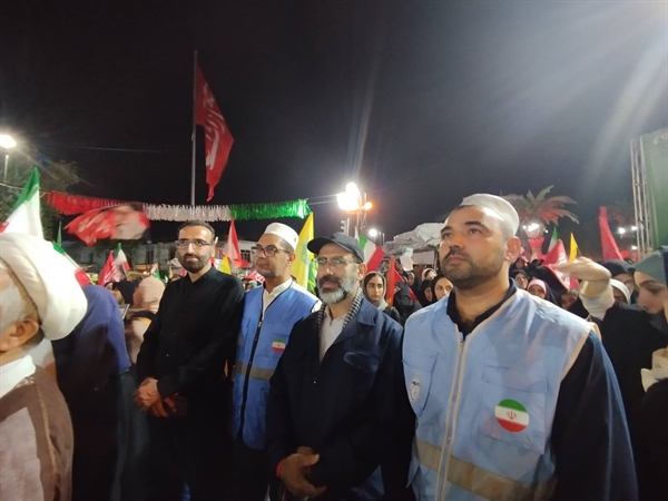 حضور مدیر و کارگزاران خدمات زیارتی استان گلستان در تجمعات شبانه 