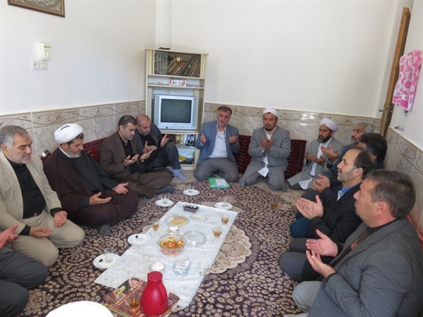 دیدارمدیرحج و زیارت استان گلستان با خانواده های جانباختگان حادثه منا در شهرستان گنبد 